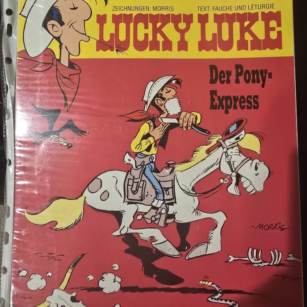 Lucky Luke Comic Band 56 Book Band 56 Including Pink and White Caps From Movie
